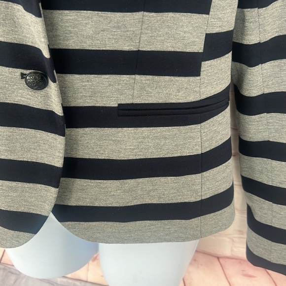 NWT Gap the Academy blazer striped size 0 - Picture 5 of 11